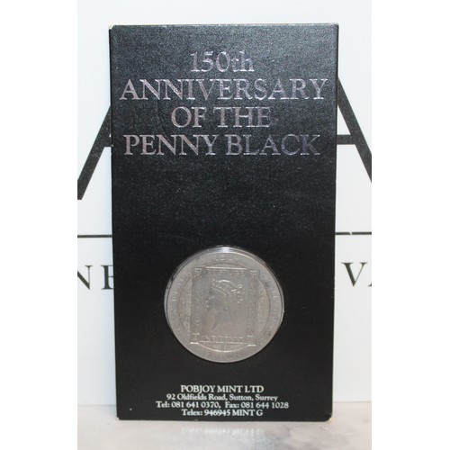 354 - Collector Coin Packs Including 150th Anniversary Of The Penny Black Coin And 175th Anniversary Of Th... 