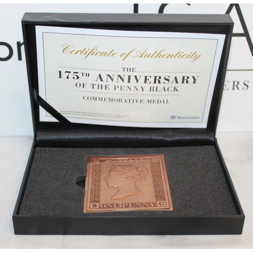 354 - Collector Coin Packs Including 150th Anniversary Of The Penny Black Coin And 175th Anniversary Of Th... 