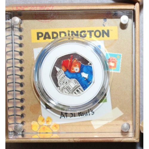 364 - Boxed The Royal Mint PADDINGTON At St Paul's 2019 50p Silver Proof Coin