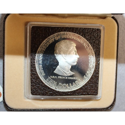 322 - Boxed 1978 Commonwealth Of The Bahamas $10 Proof Coin