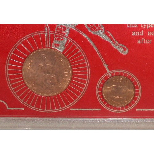 368 - Collector Coin Packs Including Penny Farthing, United Kingdom Collection Of One pound Coins, Great B... 