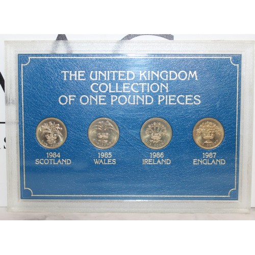 368 - Collector Coin Packs Including Penny Farthing, United Kingdom Collection Of One pound Coins, Great B... 