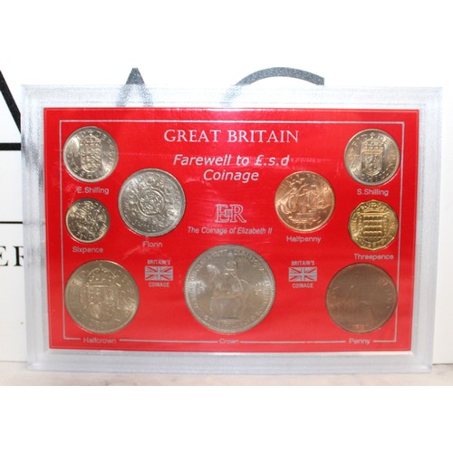 368 - Collector Coin Packs Including Penny Farthing, United Kingdom Collection Of One pound Coins, Great B... 