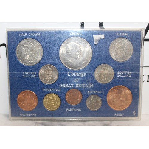 369 - Collectable Coin Packs Includimg Coinage Of Great Britain, GT Britain Queen Victoria Type Set, Great... 