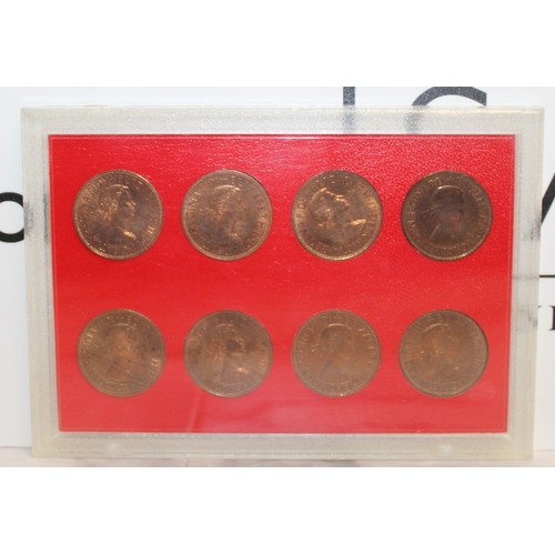 370 - Collectable Coin Packs Including Queen Elizabeth Pennies From The Coronation Untill Decimalisation, ... 