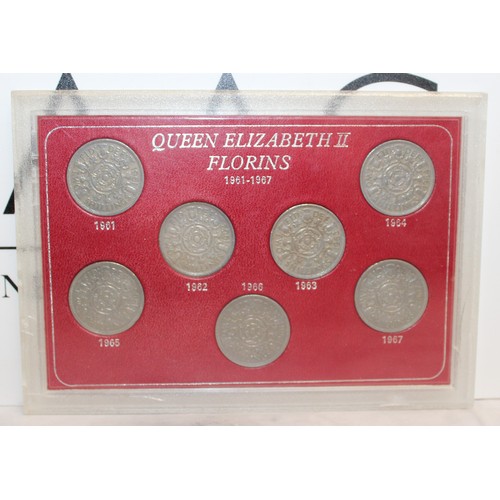 370 - Collectable Coin Packs Including Queen Elizabeth Pennies From The Coronation Untill Decimalisation, ... 