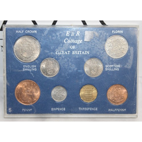 370 - Collectable Coin Packs Including Queen Elizabeth Pennies From The Coronation Untill Decimalisation, ... 