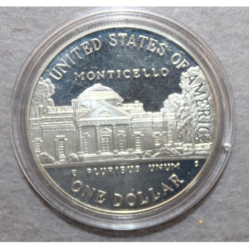 412 - USA One Dollar Silver Proof Coin