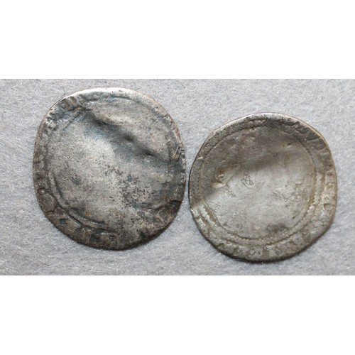 386 - Two James I Ireland Shillings