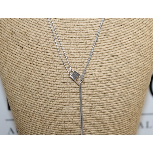 540 - Stamped 925 Silver Necklace