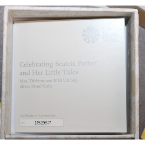 464 - Boxed The Royal Mint Celebrating BEATRIX POTTER And Her Little Tales 