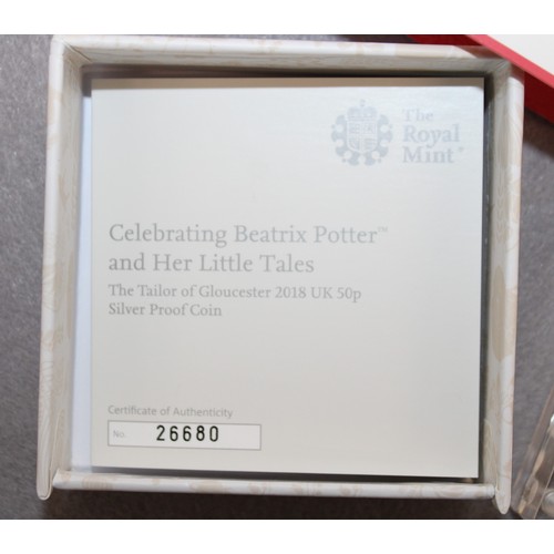 468 - Boxed The Royal Mint Celebrating BEATRIX POTTER And Her Little Tales 