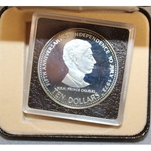 340 - Boxed 1978 Commonwealth Of The Bahamas $10 Proof Coin