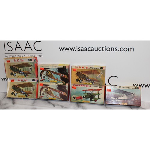 874 - A Selection Of Collectable Boxed 1/72 Scale Revell Model Aircraft Kits