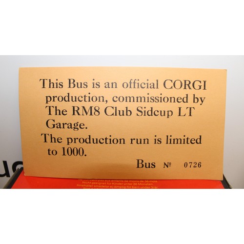 876 - 6 x Collectable Boxed Corgi Model Busses Inc 1 x Limited Edition