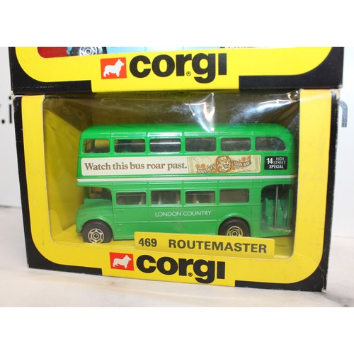 876 - 6 x Collectable Boxed Corgi Model Busses Inc 1 x Limited Edition