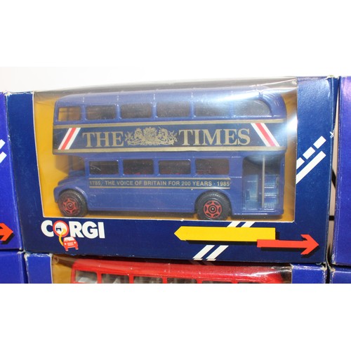 880 - 8 x Collectable Boxed Corgi Model Busses