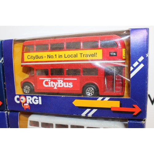 880 - 8 x Collectable Boxed Corgi Model Busses