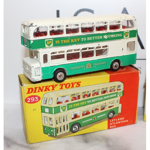 881 - 4 x Collectable Boxed Dinky Model Busses Inc: Die-Cast Silver Jubilee Bus