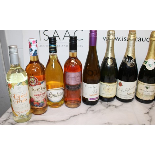 207 - Selection Of Alcohol Inc- Wines/Brut/Coffee Liqueur/Etc
Collection Only