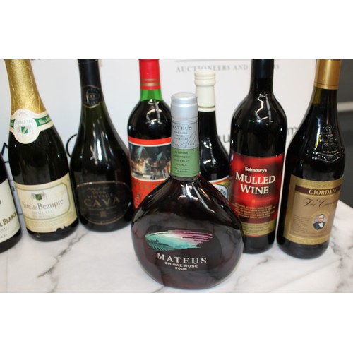 207 - Selection Of Alcohol Inc- Wines/Brut/Coffee Liqueur/Etc
Collection Only