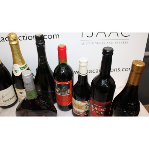 207 - Selection Of Alcohol Inc- Wines/Brut/Coffee Liqueur/Etc
Collection Only