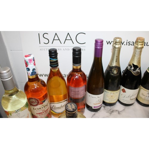 207 - Selection Of Alcohol Inc- Wines/Brut/Coffee Liqueur/Etc
Collection Only