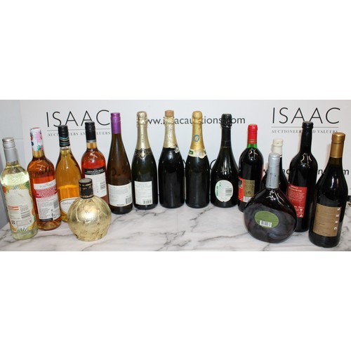 207 - Selection Of Alcohol Inc- Wines/Brut/Coffee Liqueur/Etc
Collection Only