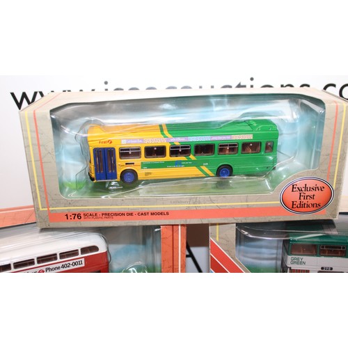 882 - 5 x Boxed Die-Cast Exclusive First Editions Buses