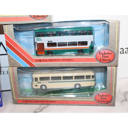 882 - 5 x Boxed Die-Cast Exclusive First Editions Buses