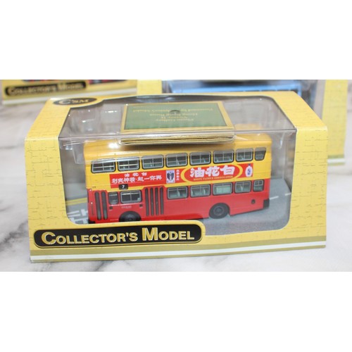 883 - 4 x Boxed C'SM Die-Cast Buses