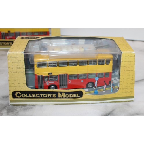 883 - 4 x Boxed C'SM Die-Cast Buses