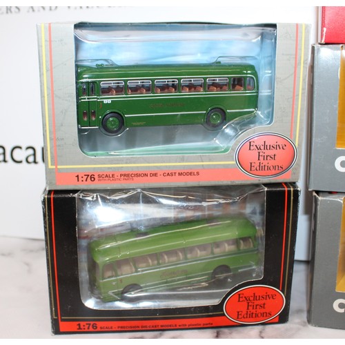 884 - 7 x Boxed Die-Cast Buses Inc- Corgi/Exclusive First Editions