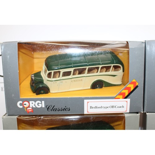 885 - Six Boxed Die-Cast Corgi Classics Coaches