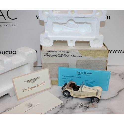 904 - Franklin Mint Jaguar SS-100 In A Box