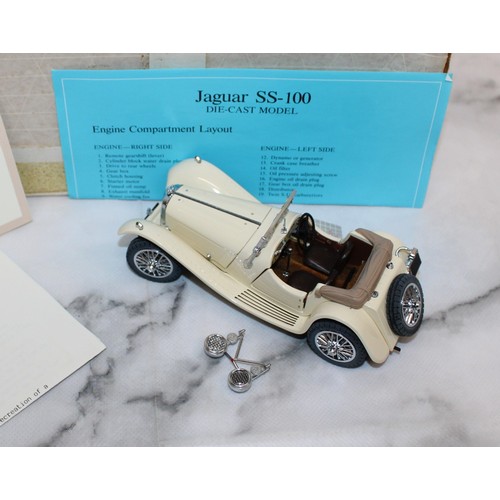 904 - Franklin Mint Jaguar SS-100 In A Box