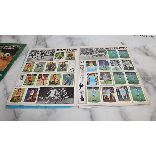 648 - 4 x Collectable Football Sticker Albums