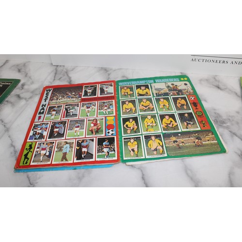 648 - 4 x Collectable Football Sticker Albums