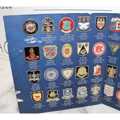 649 - 2 x Collectable Albums Football Badges/F.A.Cup Centenery 1872-1972 Coins