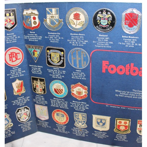 649 - 2 x Collectable Albums Football Badges/F.A.Cup Centenery 1872-1972 Coins