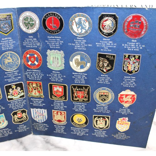 649 - 2 x Collectable Albums Football Badges/F.A.Cup Centenery 1872-1972 Coins