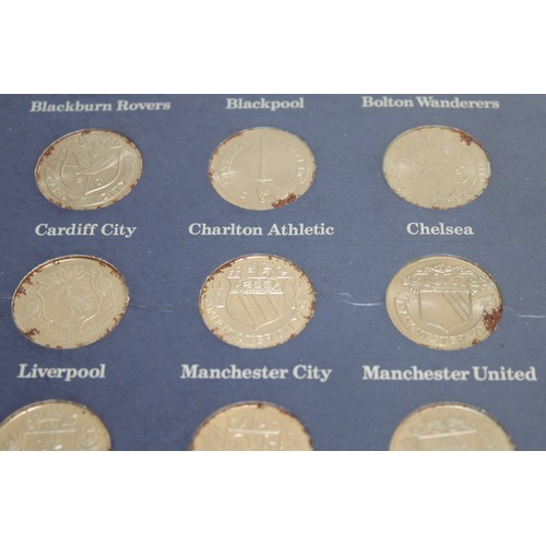 649 - 2 x Collectable Albums Football Badges/F.A.Cup Centenery 1872-1972 Coins