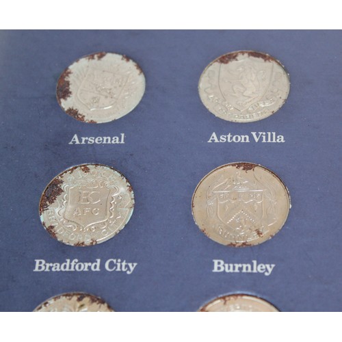 649 - 2 x Collectable Albums Football Badges/F.A.Cup Centenery 1872-1972 Coins