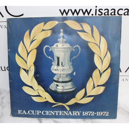 649 - 2 x Collectable Albums Football Badges/F.A.Cup Centenery 1872-1972 Coins