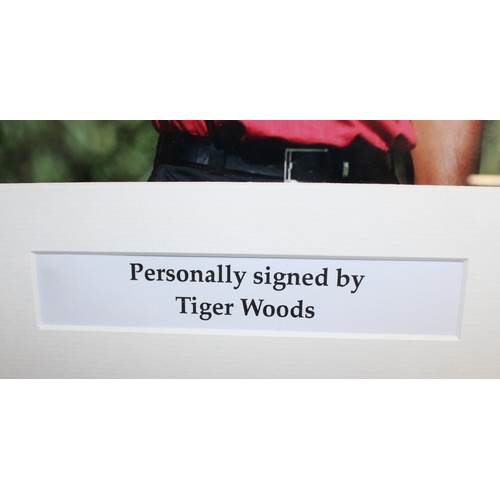 650 - A Collectable Signed Framed Picture Of Tiger Woods With A Certificate Of Authenticity 34cmx44cm
COLL... 