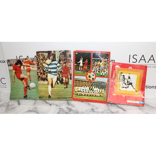 651 - 4 x Collectable Football Card Albums from 1970's