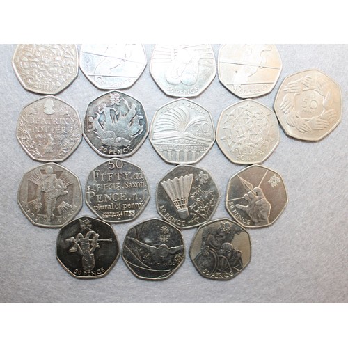 401 - 20 x Collectable 50 Pence Coins