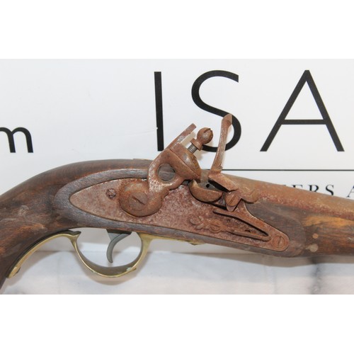 150 - Collectable Flint Lock Pistol
Length 38 cm
COLLECTION ONLY
ID WILL NEED TO BE PROVIDED UPON COLLECTI... 