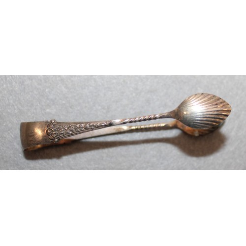 568 - Silver Hallmarked Sugar Tongs