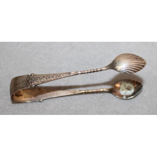 568 - Silver Hallmarked Sugar Tongs